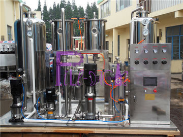 Automatic Soft Drink Processing Line High Power Soda Water CO2 Mixer 6000L/H