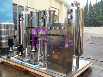 Automatic Soft Drink Processing Line High Power Soda Water CO2 Mixer 6000L/H