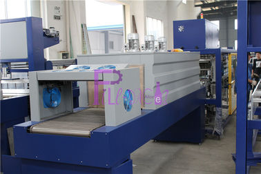 3 in 1 Carton Bottle Packing Machine , Shrink Wrapping Machine