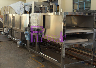 Glass Bottled Juice Cooling Machine 36℃ - 85℃ For Hot Filling Machine