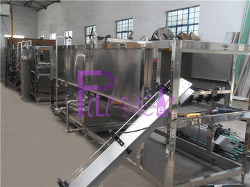 Bottled Bottle Packing Machine Movable Juice Pasteurizer Recycling With Spray Nozzles