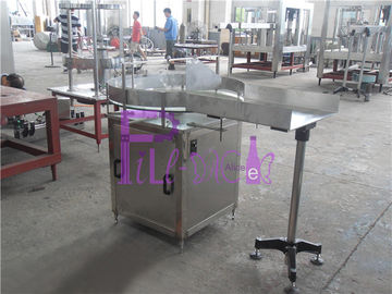 Semi Automatic Rotary Bottle Sorting Machine For Milk Glass Bottle 0.37Kw
