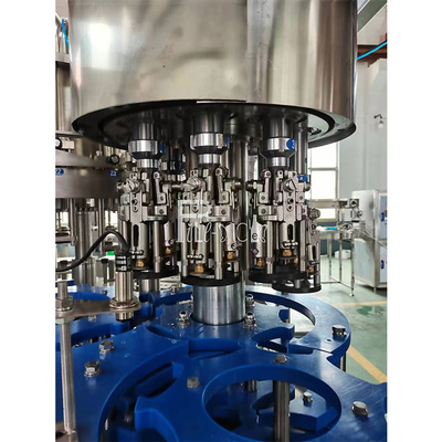 3 In 1 Carbonated Drink Filling Capping Machine Monobloc Glass Bottle With Aluminum Cap