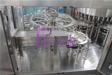 Aseptic Round Bottle Drinking Water Filling Plant , Liquid Filler Equipment