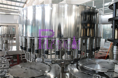 PLC Control High Speed Automatic Water Filling Machine For Plastic / PET Bottle