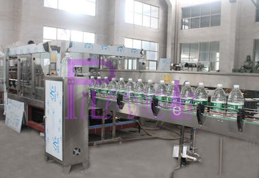 Non - Carbonated Drink Automatic Filling Machine 1200bph Rotary 3 In 1