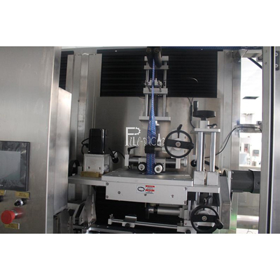 Full Automatic Shrink Sleeve Labeling Machine Double Head For Body With Steam Shrink