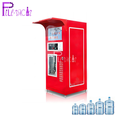 Coin And Bill Purified Water Bottle Vending Machine 10L/Min 550W 0.5MPA