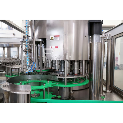 Antiseptic Sterilized Filling Machine PET Carbonated Beverage / Gas Water Monoblock