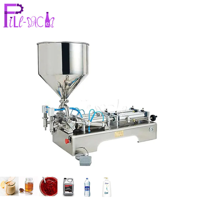 Semi Automatic Pneumatic Piston Filling Machine High Pneumatic Viscosity High Precision SUS304