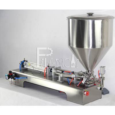 Semi Automatic Pneumatic Piston Filling Machine High Pneumatic Viscosity High Precision SUS304