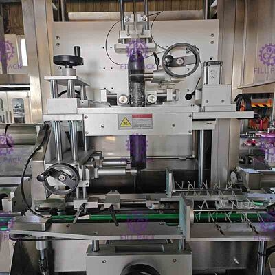 Automatic Single Head Sleeve Labeling Machine 150BPM 250BPM With Shrink Tunnel