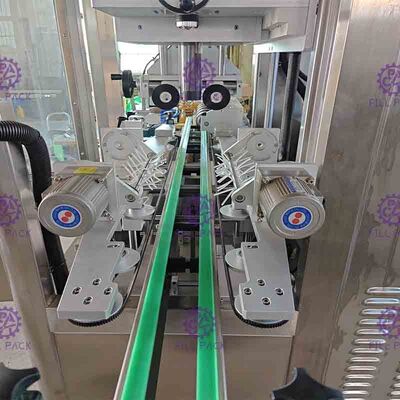 Automatic Single Head Sleeve Labeling Machine 150BPM 250BPM With Shrink Tunnel