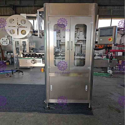 Automatic Single Head Sleeve Labeling Machine 150BPM 250BPM With Shrink Tunnel