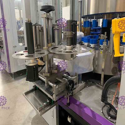 Champagne Glass Bottle Labeling Machine Industrial Manual Label Machine