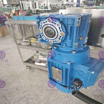 Single Head Adhesive Sticker Labeling Machine 50BPM For Round Bottle