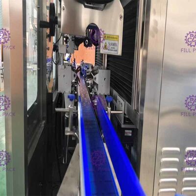 Full Automatic Shrink Sleeve Labeling Machine Double Head For Body With Steam Shrink