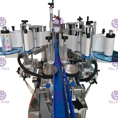 Automatic Square Flat Bottle Labeling Machine Special Shaped Double Side Adhesive Sticker