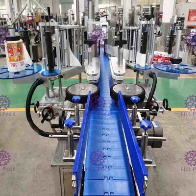 Body Neck Cap Bottle Labeling Machine Labeler Equipment Line Plant System Unit