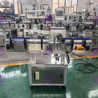 220V Adhesive Round Bottle Labeling Machine Single Side 3000 BPH