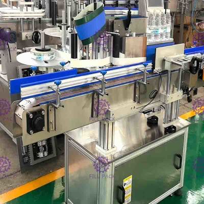 220V Adhesive Round Bottle Labeling Machine Single Side 3000 BPH