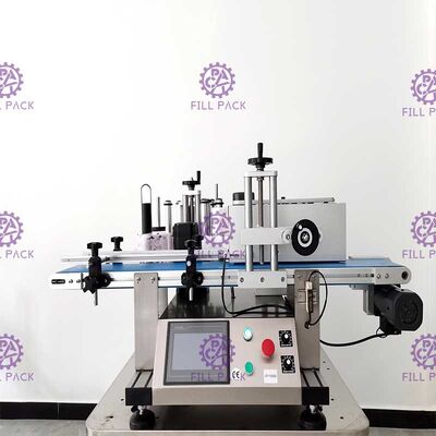 ISO9001 Table Type Sticker Labeling Machine round Bottles Label Maker Machine