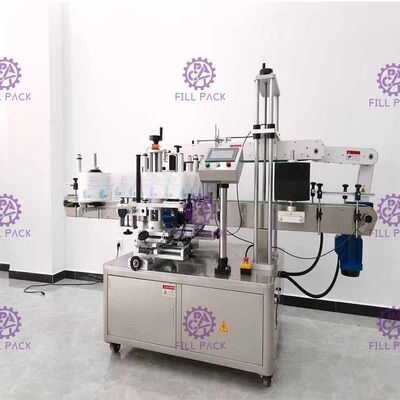 Self Adhesive Round Bottle Labeling Machine  PET Bottle Label Applicator