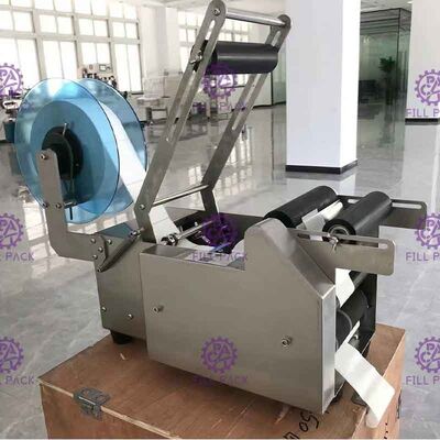 Semiauto 50BPH Self Adhesive Labeling Machine With Code Printer