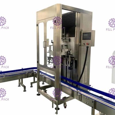 Single Head Neck Labeling Gallon Labeler Machine Full Automation 300BPM