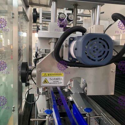 Double Head Stretch Sleeve Applicator Machine PLC Programmable Control