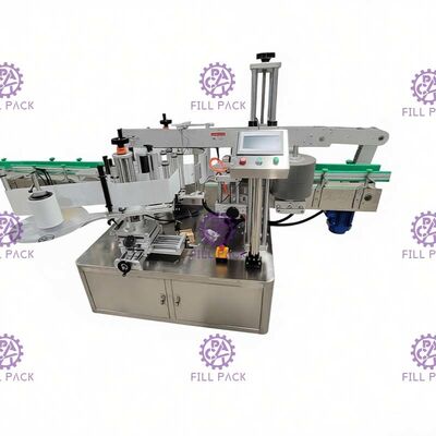SUS304 40m/Min Flat Bottle Labeling Machine ,  Square Bottle Label Applicator