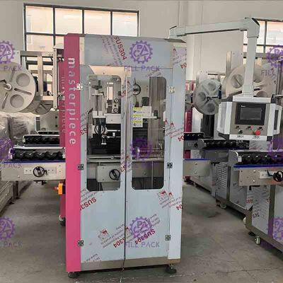 Photoelectric Shrink Sleeve PVC PET Flat  Bottle Sticker Labelling Machine