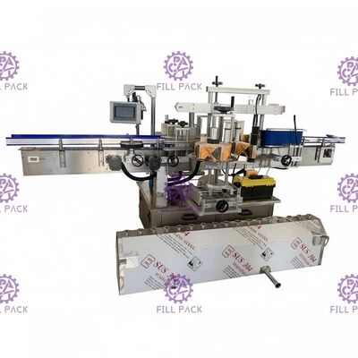Auto Double Side Bottle Labeling Machine For Beverage Filling Line