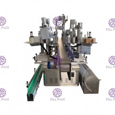 Auto Double Side Bottle Labeling Machine For Beverage Filling Line