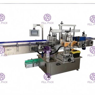 Auto Double Side Bottle Labeling Machine For Beverage Filling Line