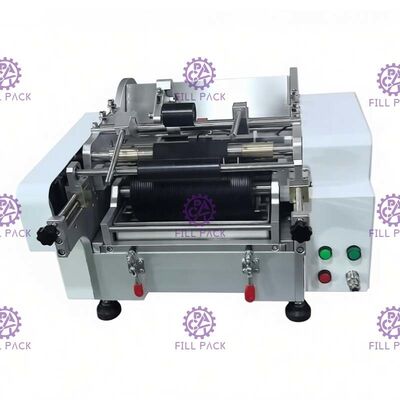 Semi Automatic Industrial Bottle Labeling Machine For Wet Glue Paper Labels