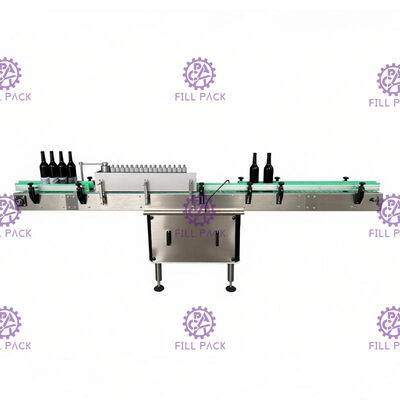 Round Glass Jar Automatic Labeling Machine High Speed Wet Glue