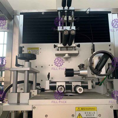 Industrial Automatic Labeling Machine , Beverage Bottle Double Head Sleeve Labeling System