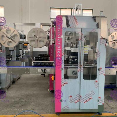 High Speed Bottle Labeling Machine Dua - Driving Type Belt Synchronous