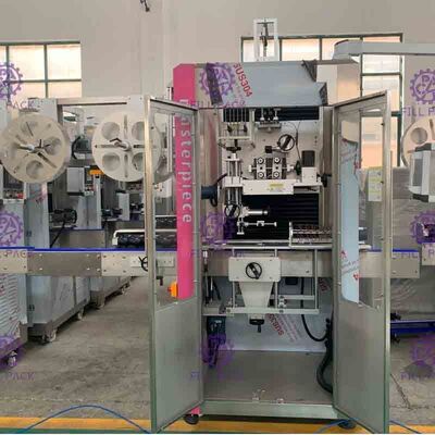Double Driving Four Blades Installed Bottle Labeling Machine With Panasonic Driver
