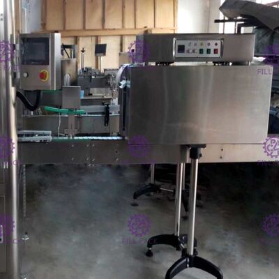 3000BPH Bottle Labeling Machine Hot Wind Function Easy Adjustable Height
