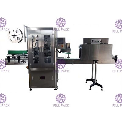 3000BPH Bottle Labeling Machine Hot Wind Function Easy Adjustable Height