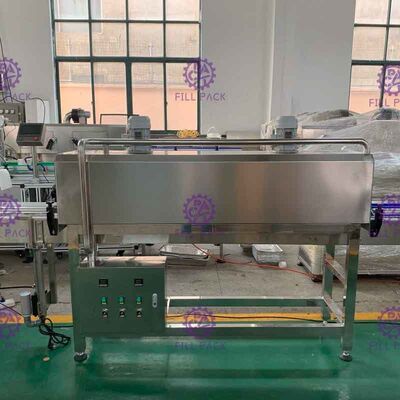 SUS304 Hot Filling Shrink Sleeve Labeling Machine Movable With Wheels