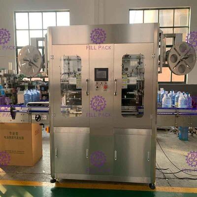 SUS 304 Double Headed Bottle Labeling Machine With High Speed