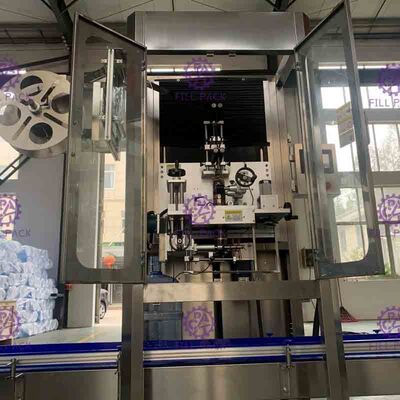 0-50BPM Stainless Steel Gallon Bottle Labeling Machine PLC Control