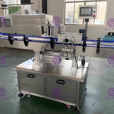Single Head Automatic Bottle Labeling Machine , High Speed 40～180 b/min