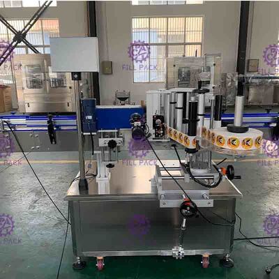 Single Head Automatic Bottle Labeling Machine , High Speed 40～180 b/min