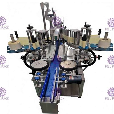 1200W Industrial Oil Bottle Labeling Equipment Electric Driven Type