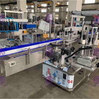 1200W Industrial Oil Bottle Labeling Equipment Electric Driven Type