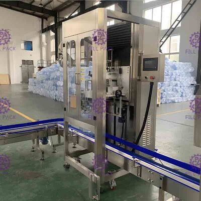 Gallon Bottle Sleeve Shrink Labeling / Labeler Applicator / Machine / Equipment / Line / Plant / System / Unit